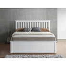 Malmo Ottoman Bed - White - BedHut