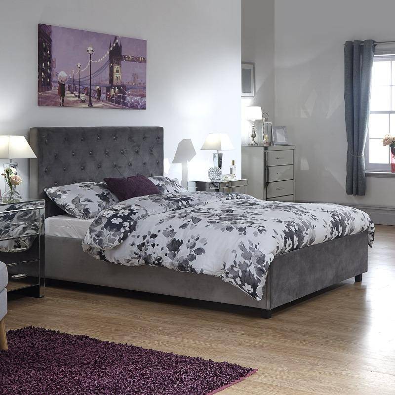 Utah Fabric Ottoman Bed - BedHut