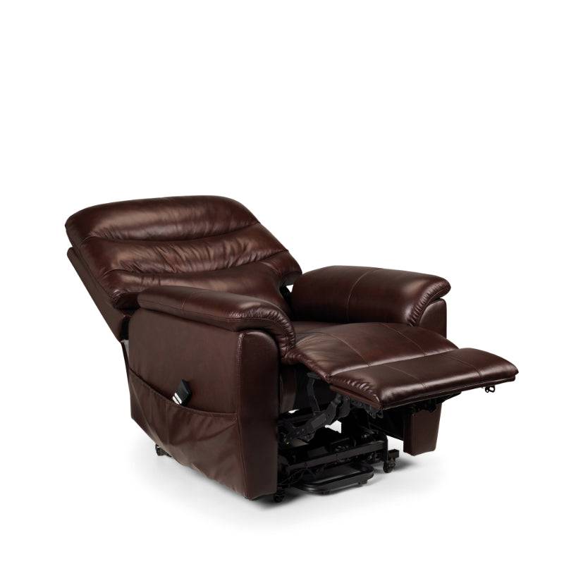 Pullman Leather Rise & Recline Chair - BedHut