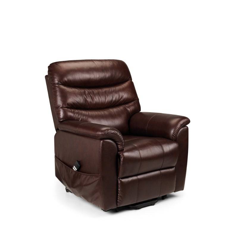 Pullman Leather Rise & Recline Chair - BedHut