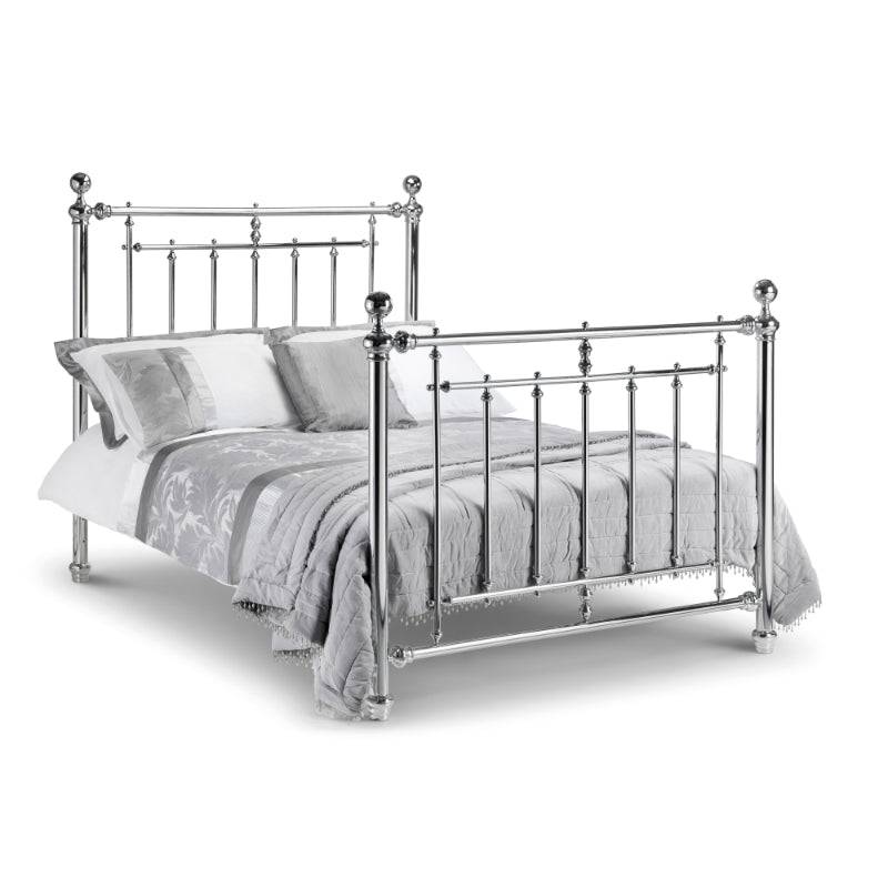 Empress Chrome Bed - BedHut