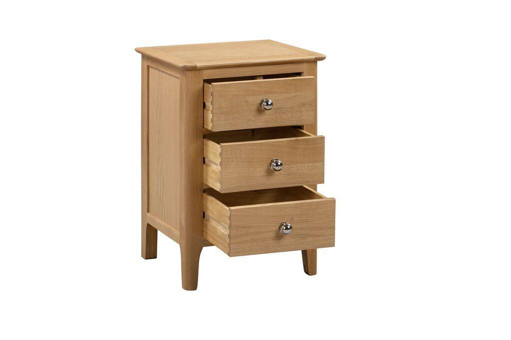 Cotswold 3 Drawer Bedside - BedHut
