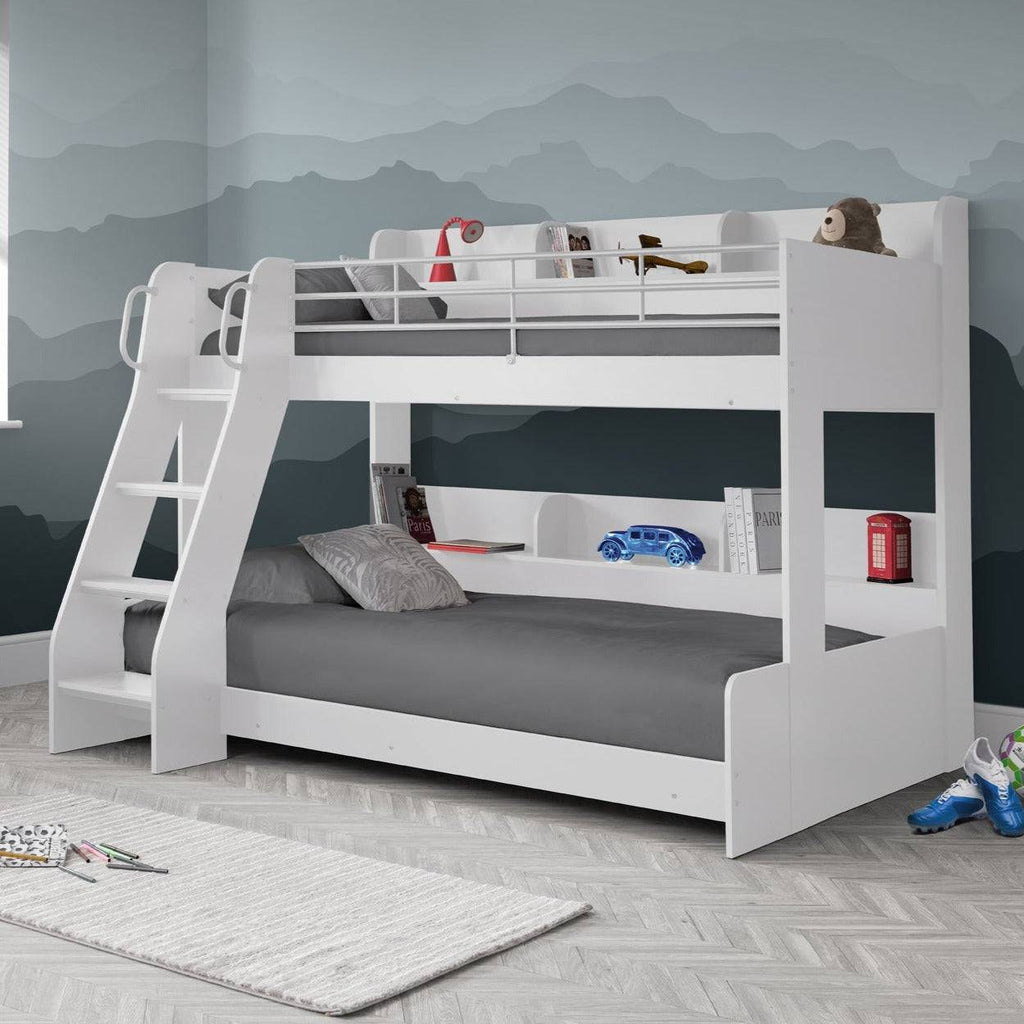 Domino Triple Sleeper - White - BedHut