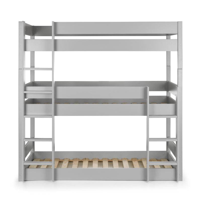 Trio Bunk - Dove Grey - BedHut