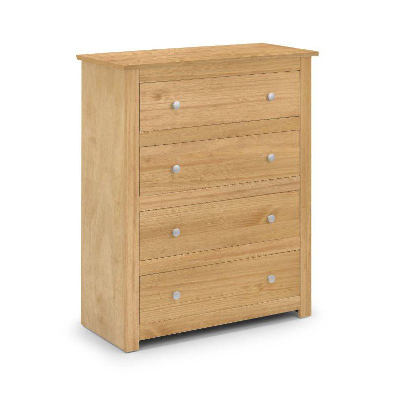 Radley 4 Drawer Chest - Waxed Pine - BedHut