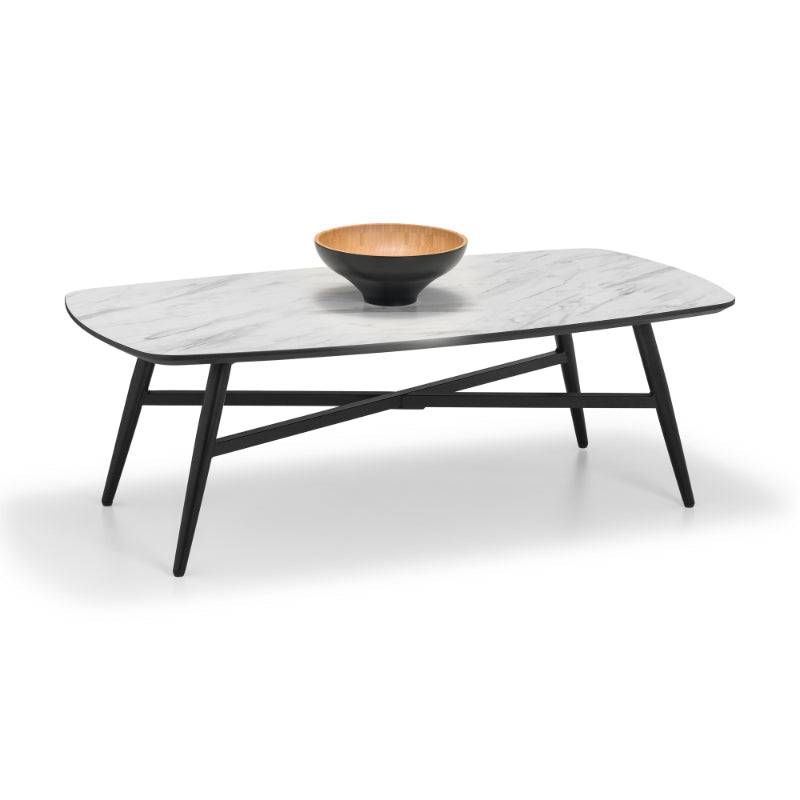 Caruso Marble Effect Coffee Table - BedHut