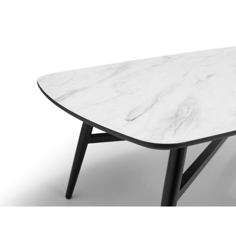 Caruso Marble Effect Coffee Table - BedHut