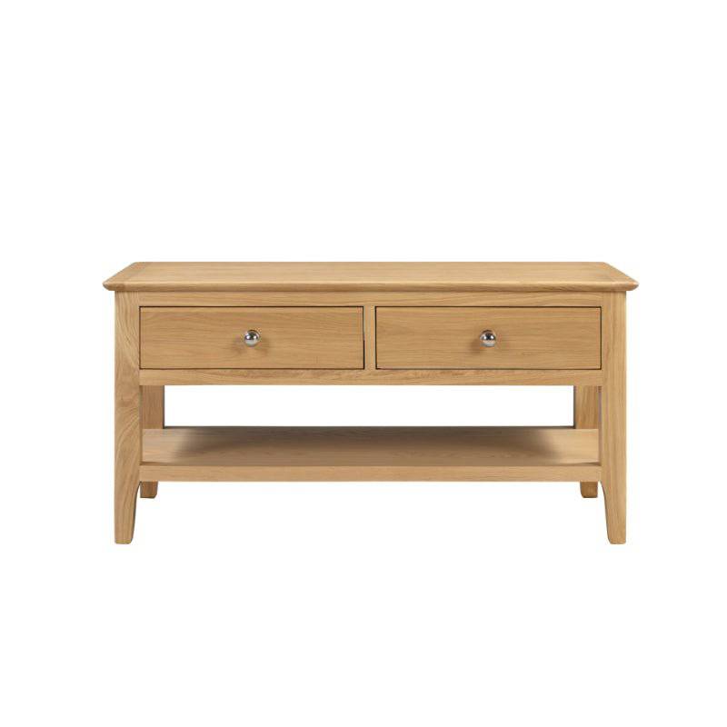 Cotswold Coffee Table with 2 Drawers - BedHut