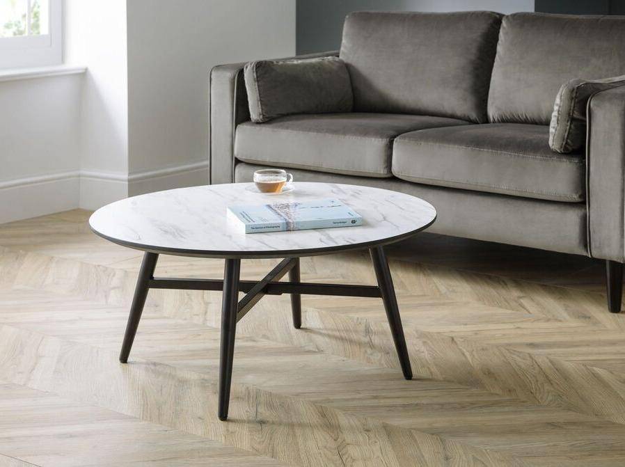 Firenze Marble Effect Coffee Table - BedHut