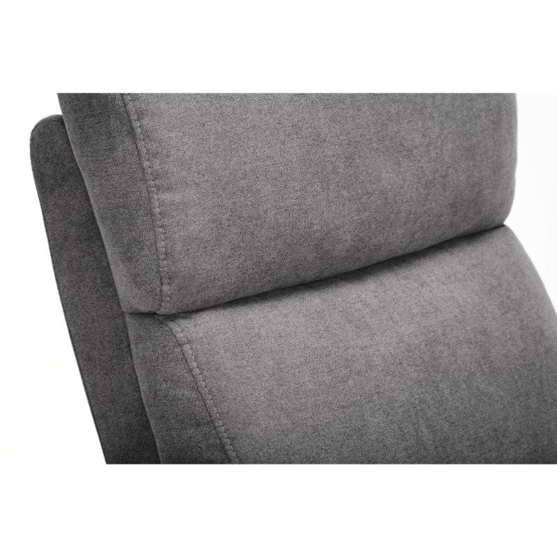 Helena Rise & Recliner - Charcoal Fabric - BedHut