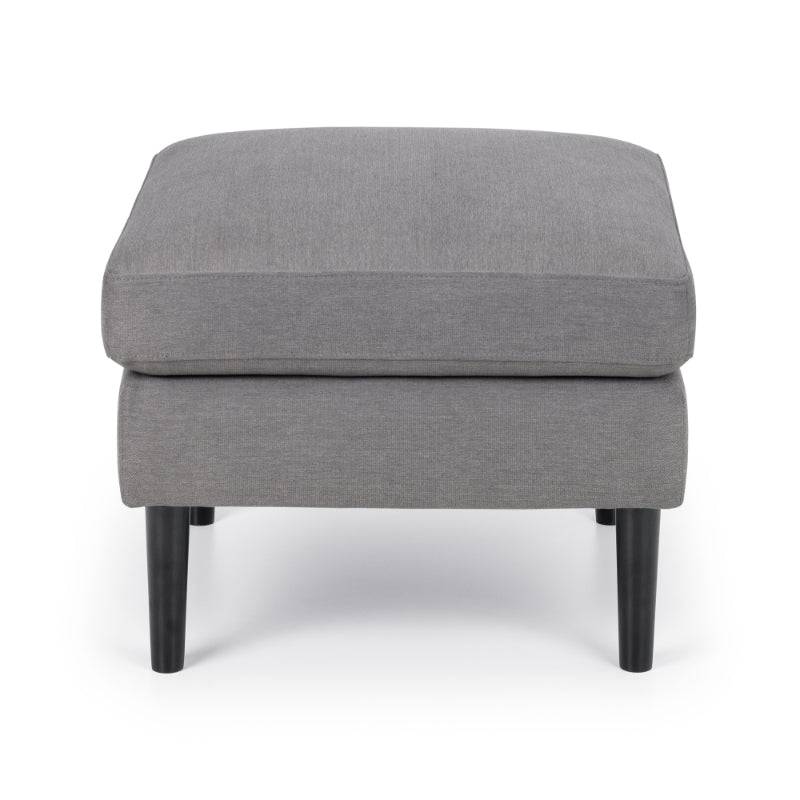Monza Ottoman - Grey Linen - BedHut