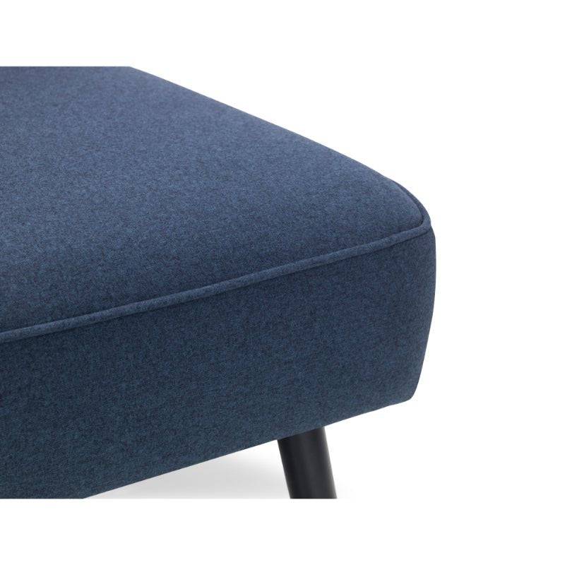 Miro Curved Back Sofabed - Blue - BedHut