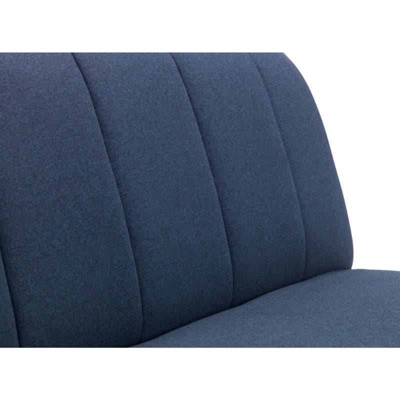 Miro Curved Back Sofabed - Blue - BedHut