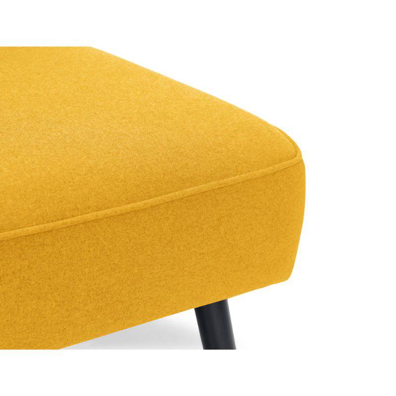 Miro Curved Back Sofabed - Mustard - BedHut
