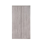 Jupiter 2 Door Wardrobe - Grey Oak - BedHut