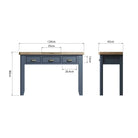 Atlantic Dressing Table - Blue - BedHut