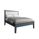 Atlantic Bed - Fabric Headboard, Low Footboard - Blue - BedHut
