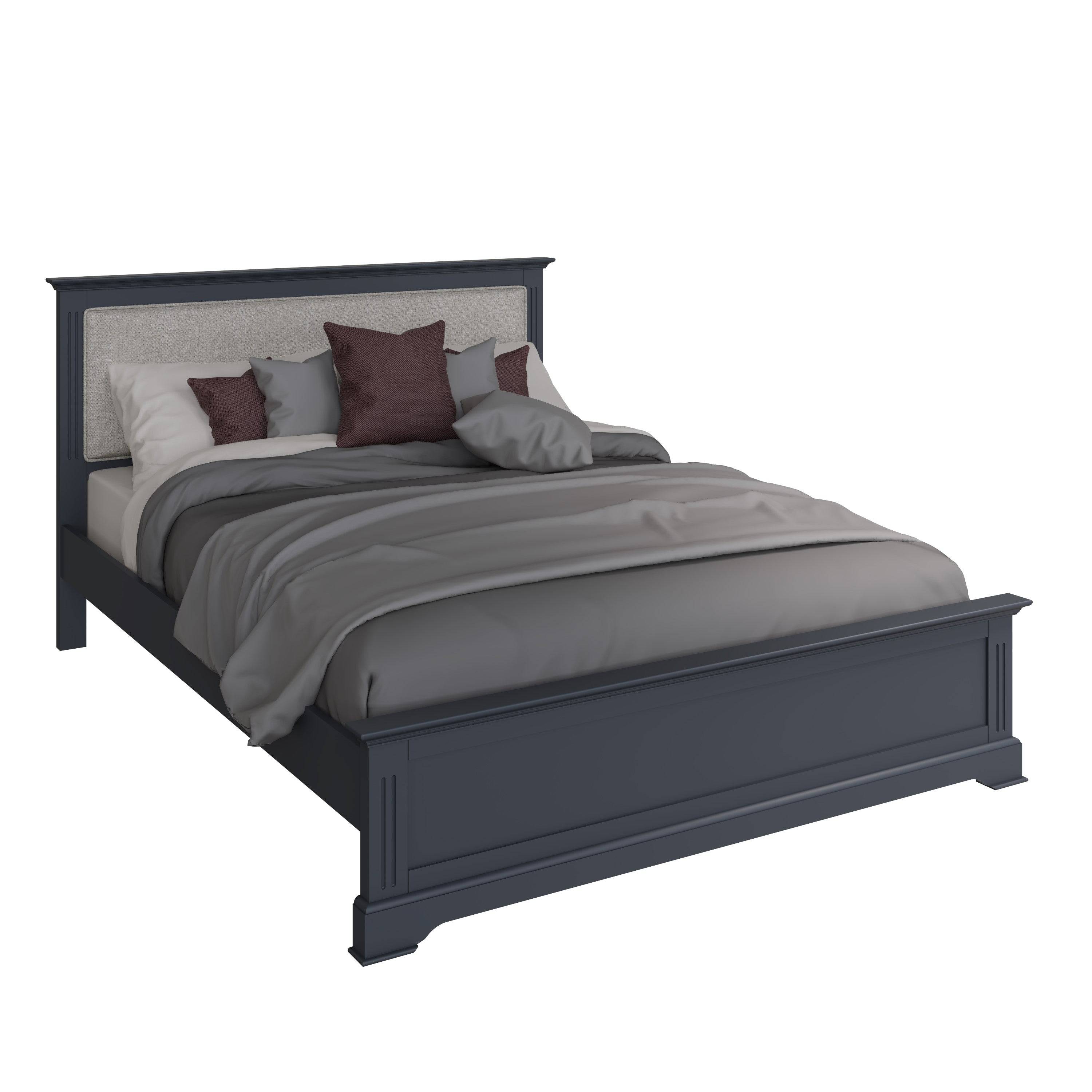 Starlight Pine Bed - Midnight Grey - BedHut