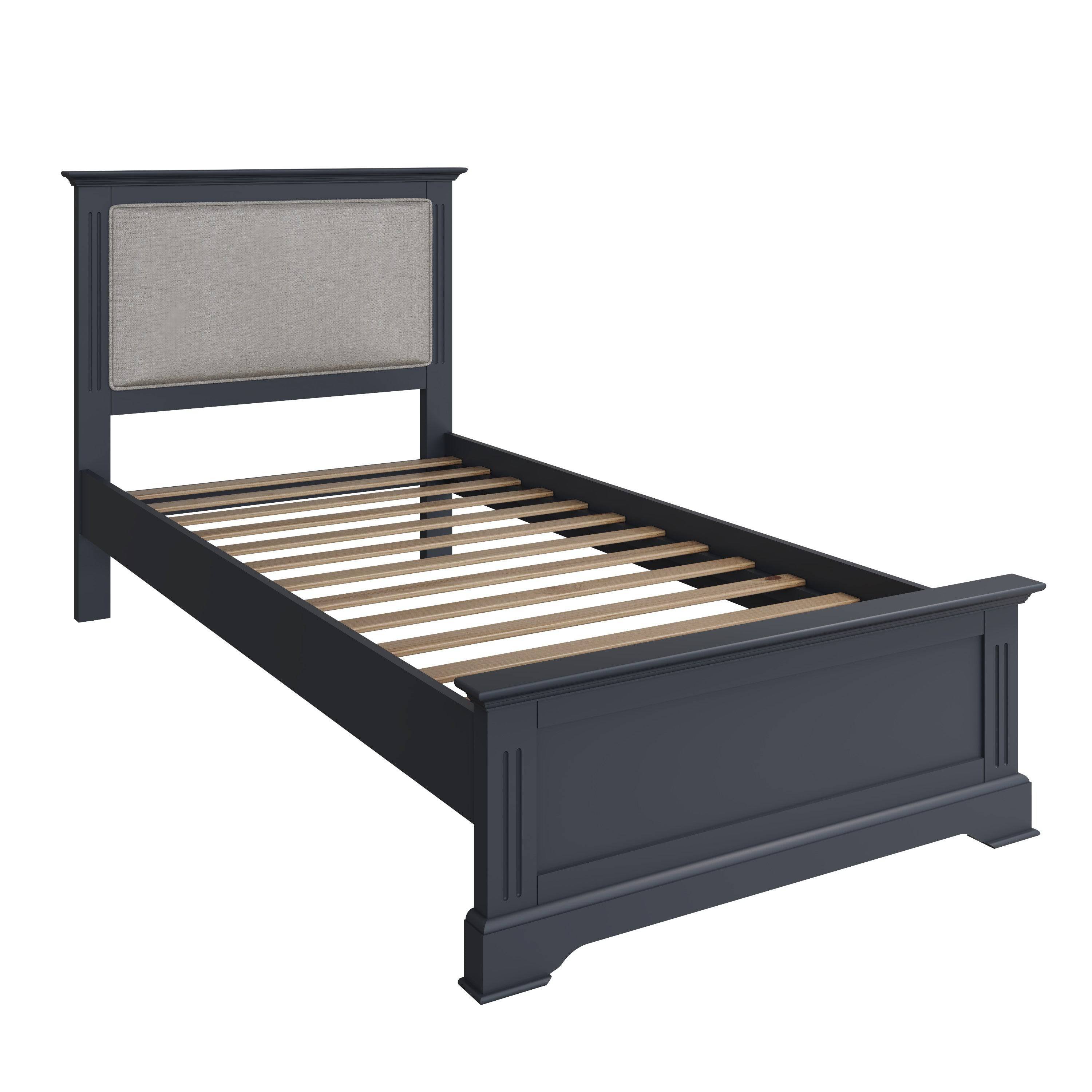 Starlight Pine Bed - Midnight Grey - BedHut