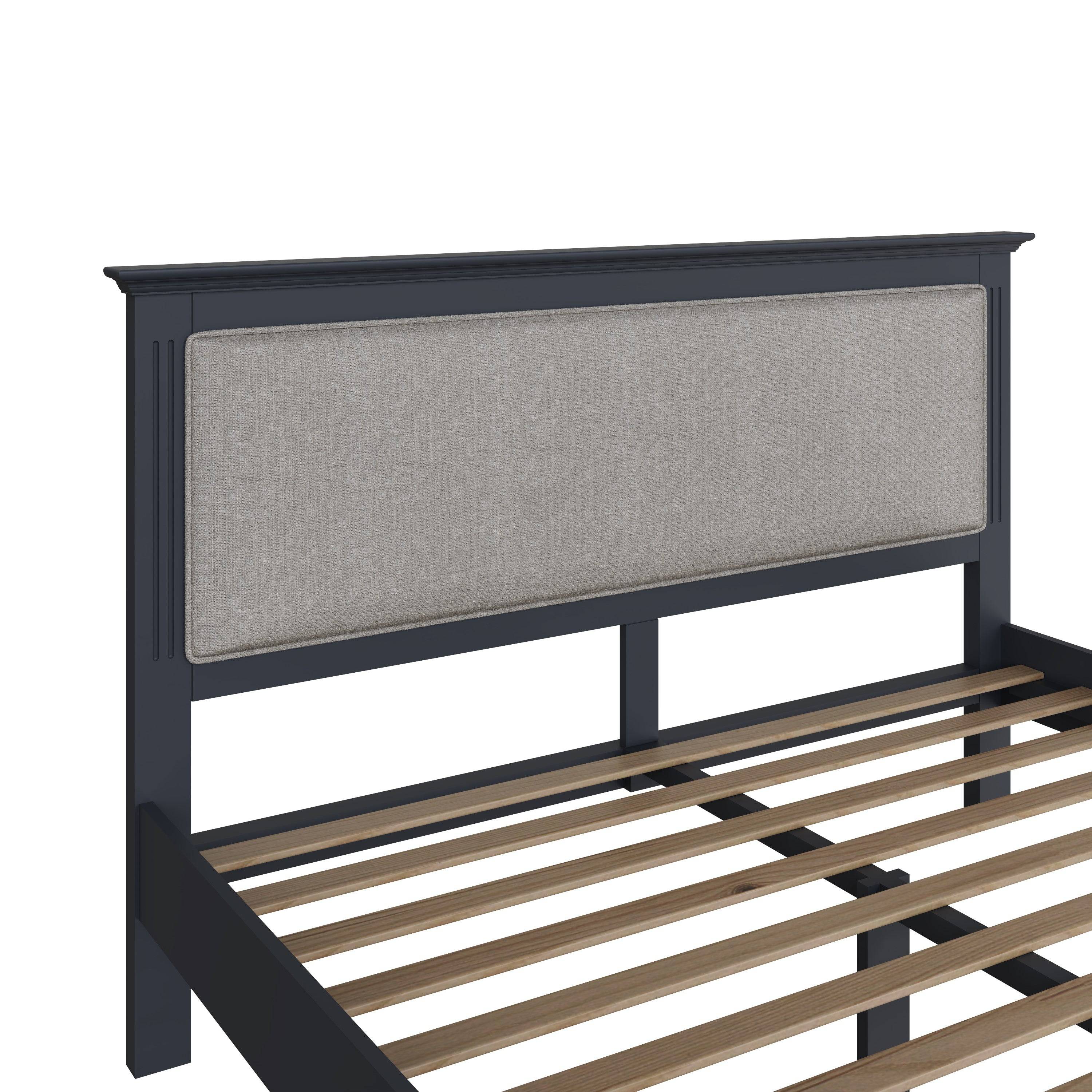 Starlight Pine Bed - Midnight Grey - BedHut