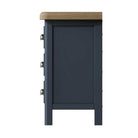 Atlantic 3 Drawer Bedside Cabinet - Blue - BedHut