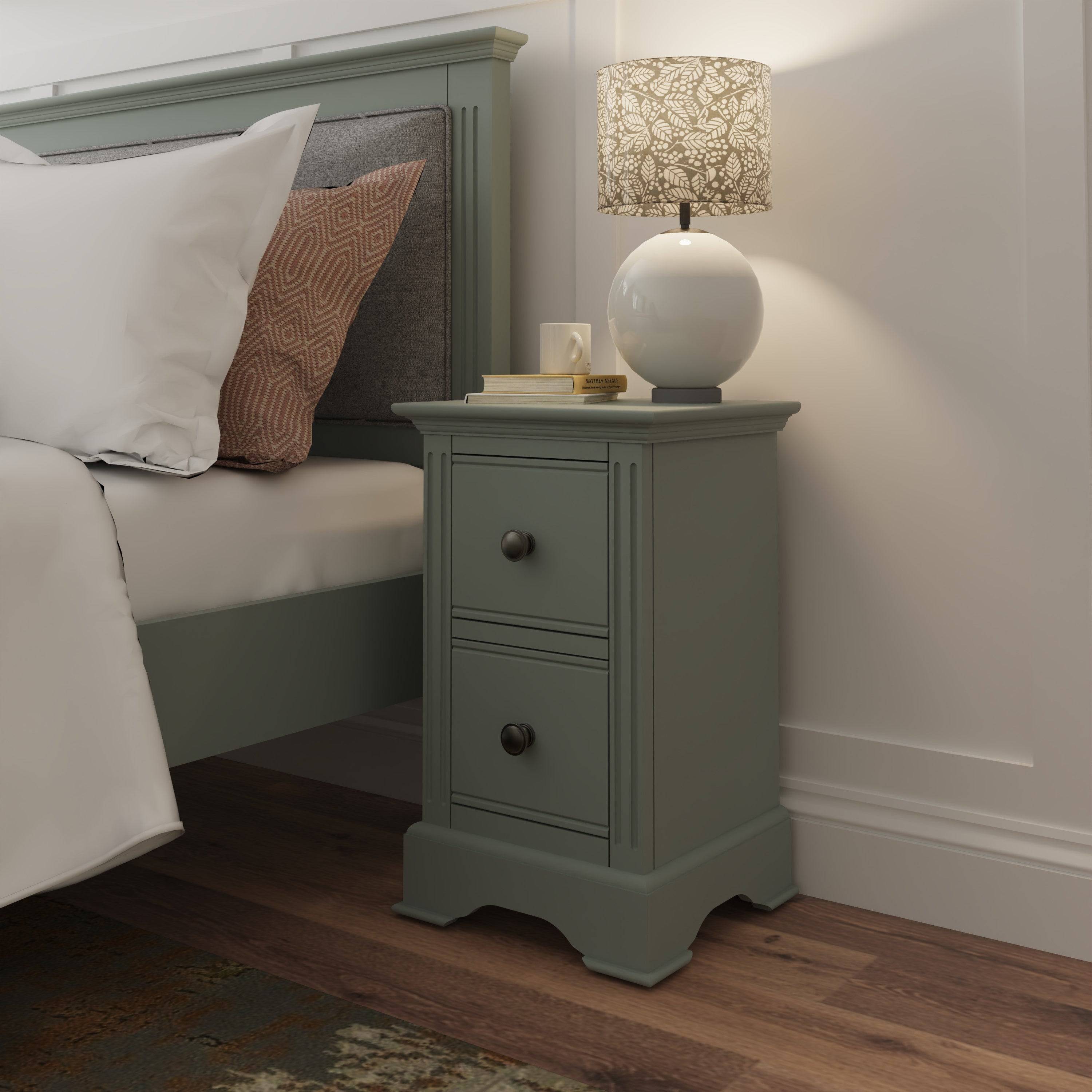Starlight 2 Drawer Bedside - Cactus Green - BedHut