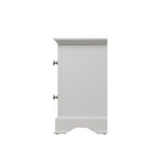 Starlight 2 Drawer Bedside - White - BedHut