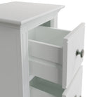 Starlight 2 Drawer Bedside - White - BedHut