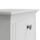 Starlight 3 Drawer Bedside - White - BedHut