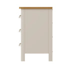 Stockholm 3 Drawer Bedside - Dove Grey - BedHut