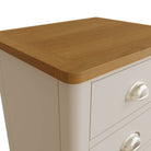 Stockholm 3 Drawer Bedside - Dove Grey - BedHut