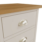 Stockholm 3 Drawer Bedside - Dove Grey - BedHut