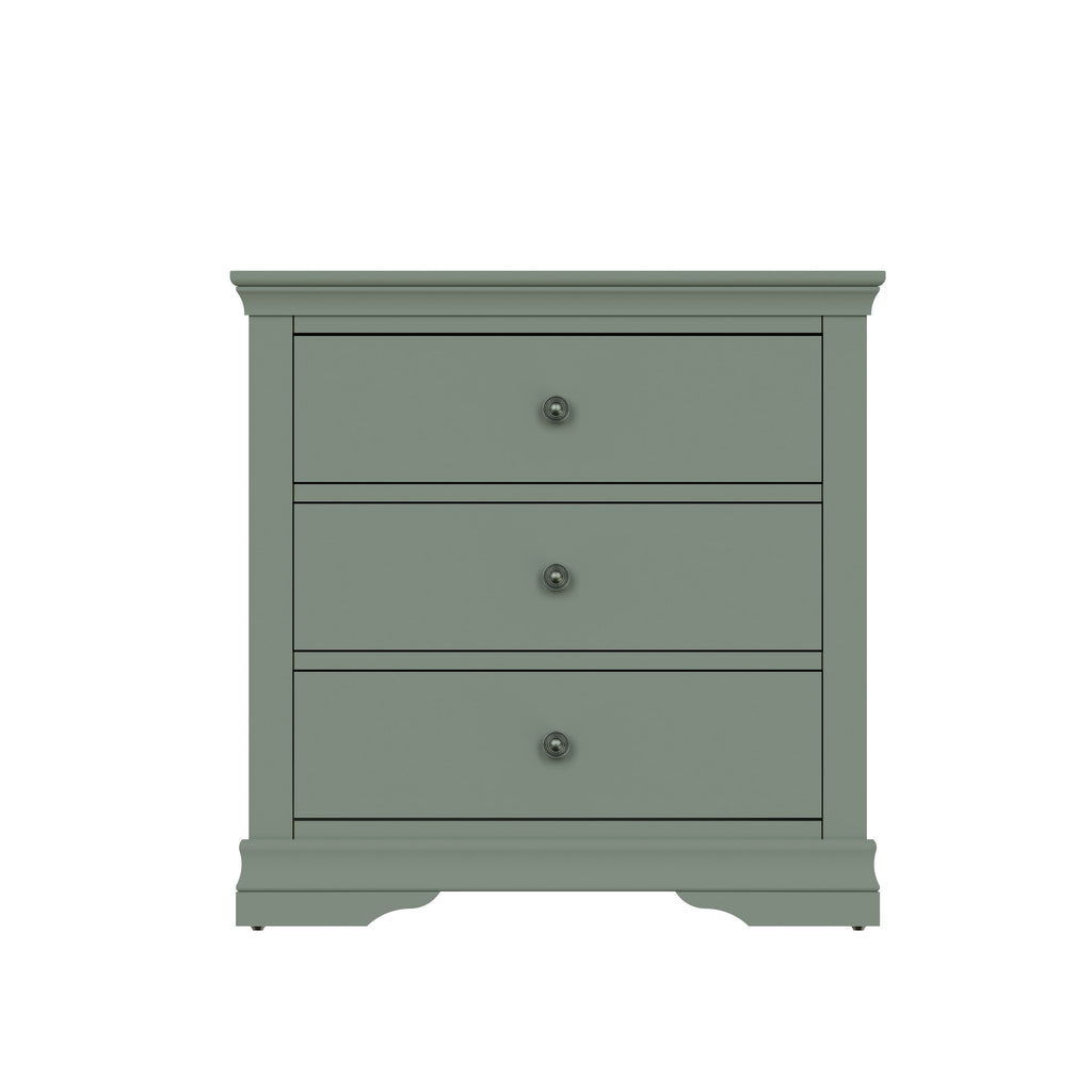 Eden 3 Drawer Chest - Cactus Green - BedHut