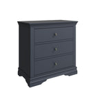 Eden 3 Drawer Chest - Midnight Grey - BedHut
