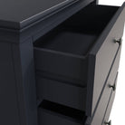 Eden 3 Drawer Chest - Midnight Grey - BedHut