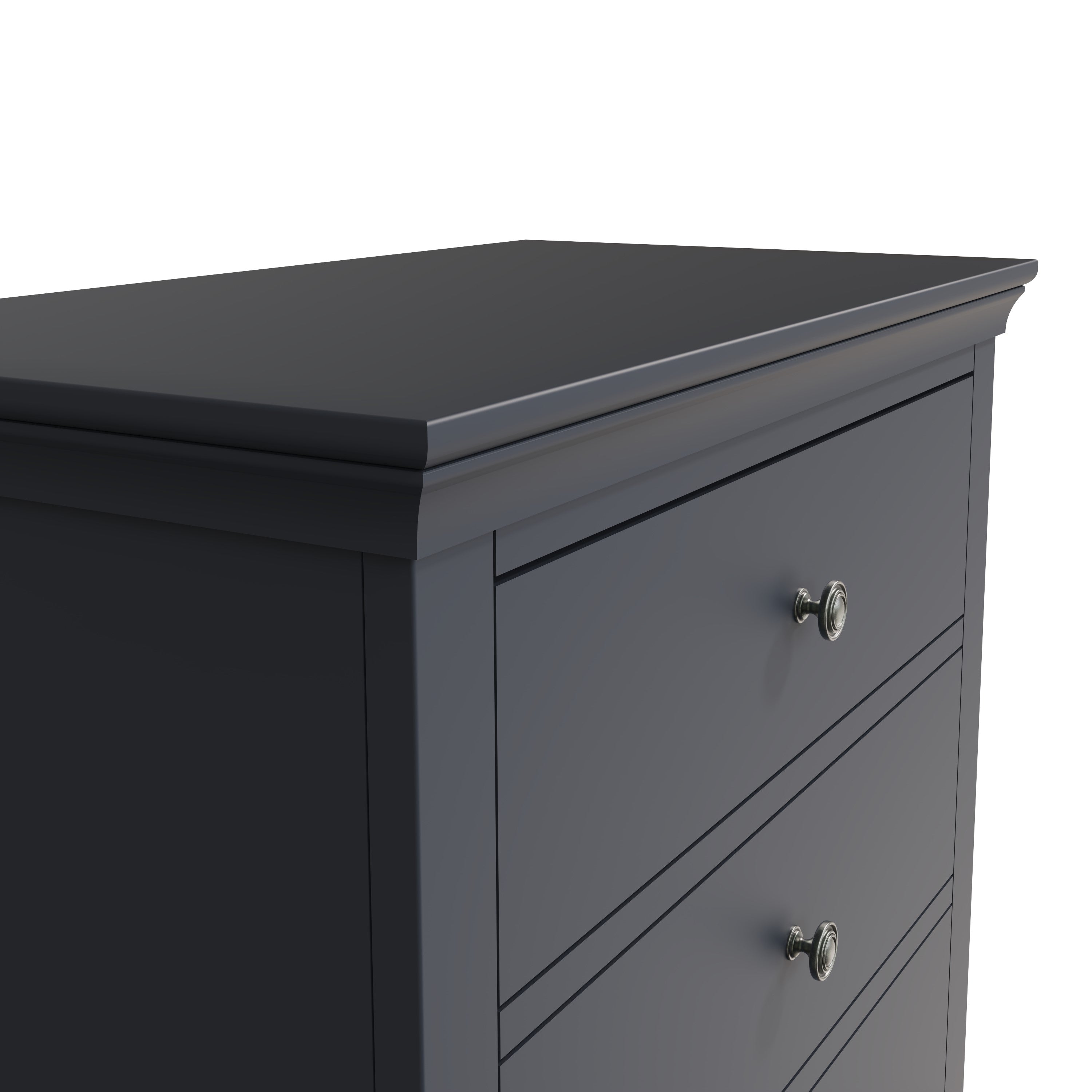 Eden 3 Drawer Chest - Midnight Grey - BedHut