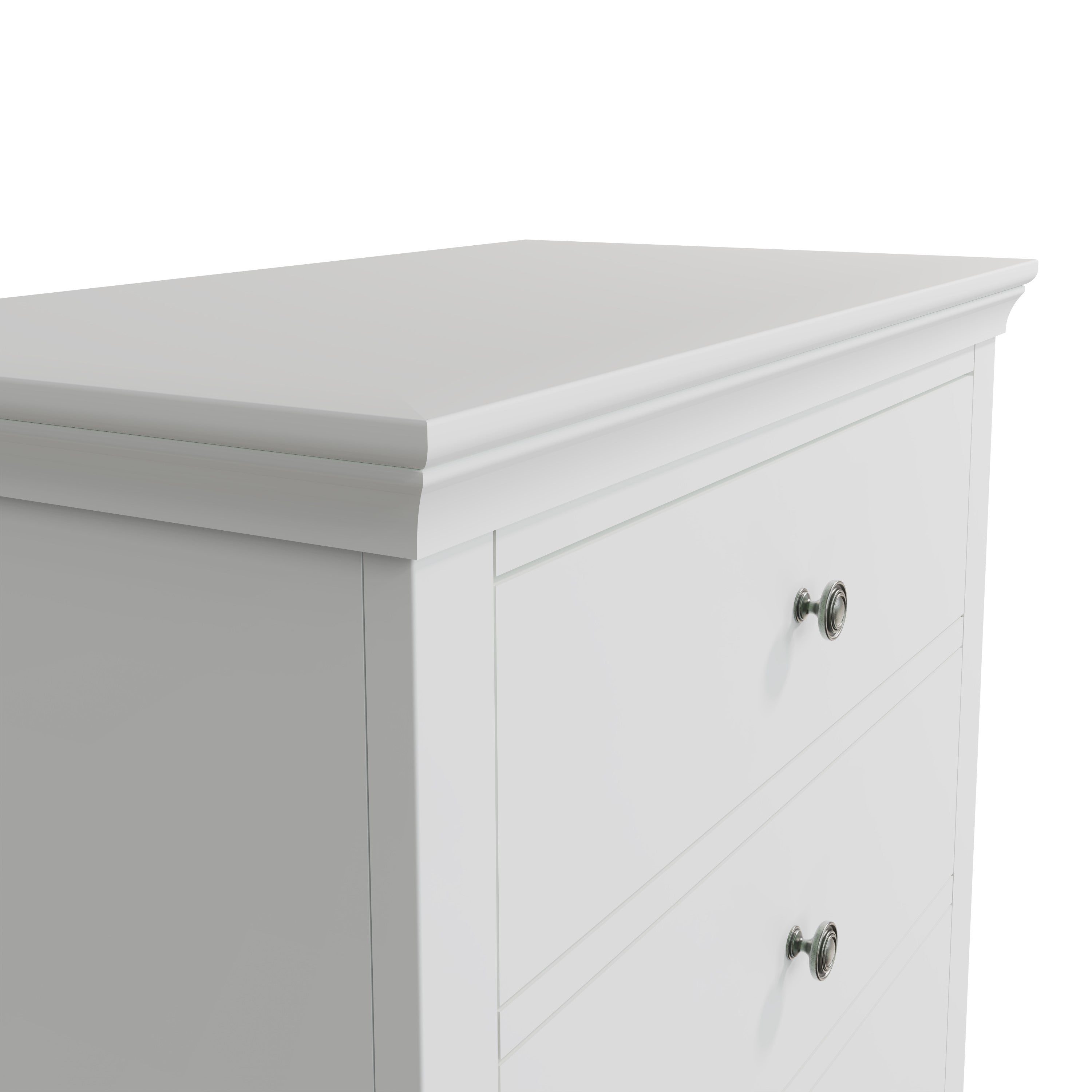 Eden 3 Drawer Chest - White - BedHut