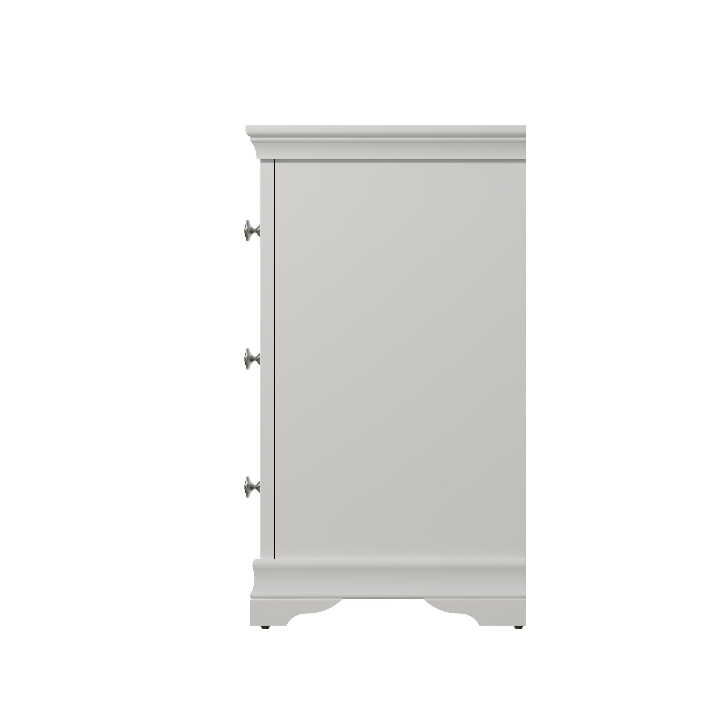 Eden 3 Drawer Chest - White - BedHut