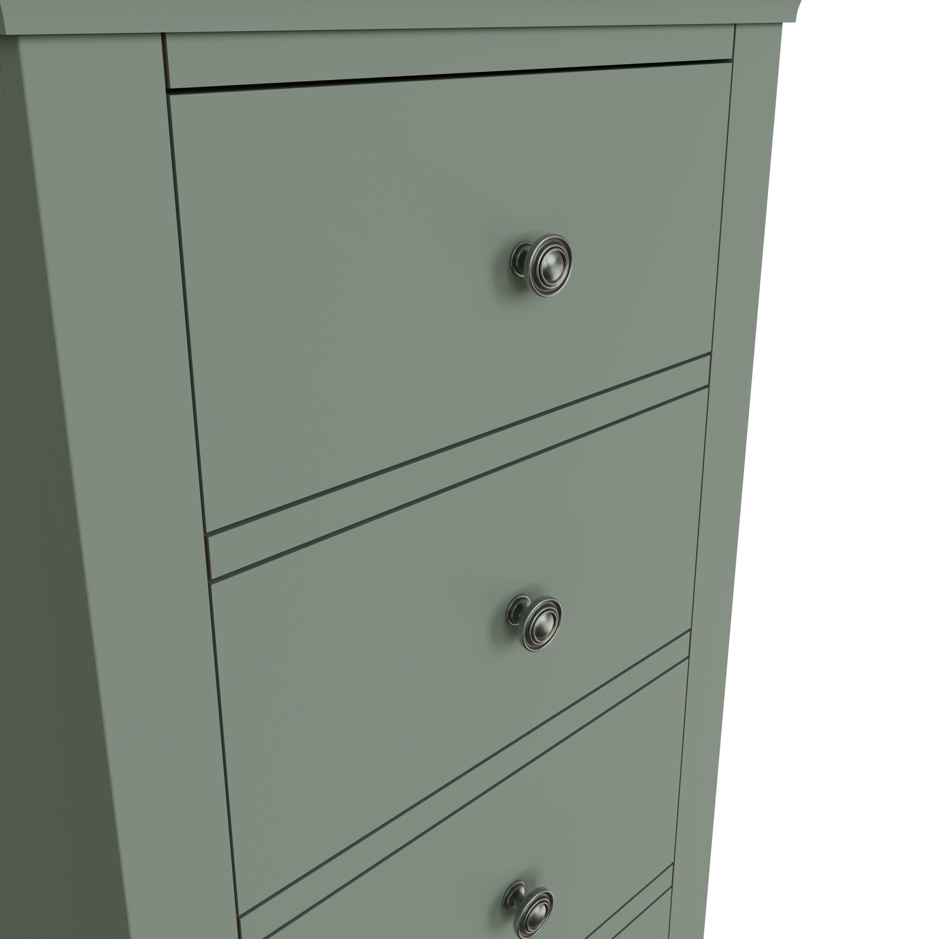 Eden 5 Drawer Wellington - Cactus Green - BedHut