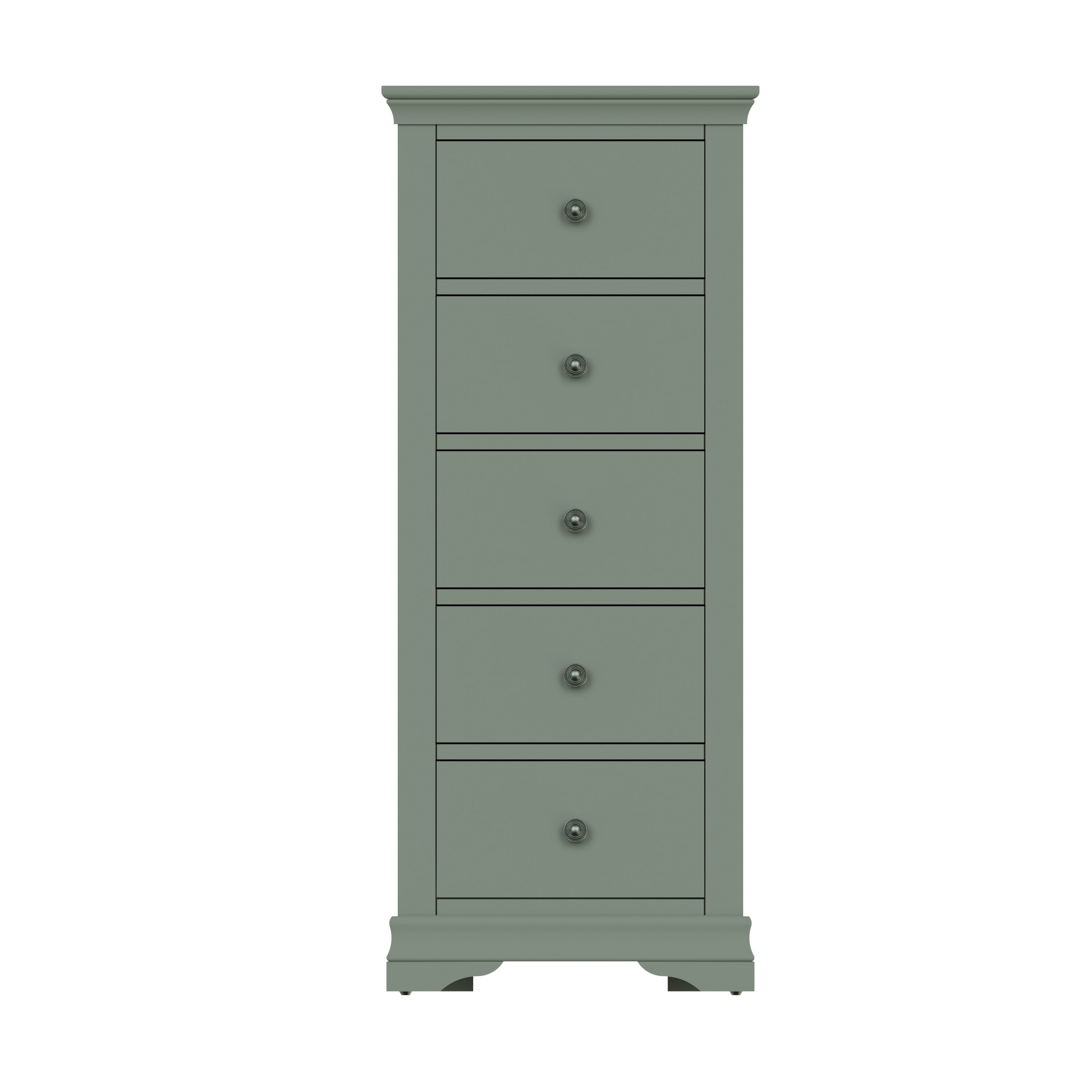 Eden 5 Drawer Wellington - Cactus Green - BedHut