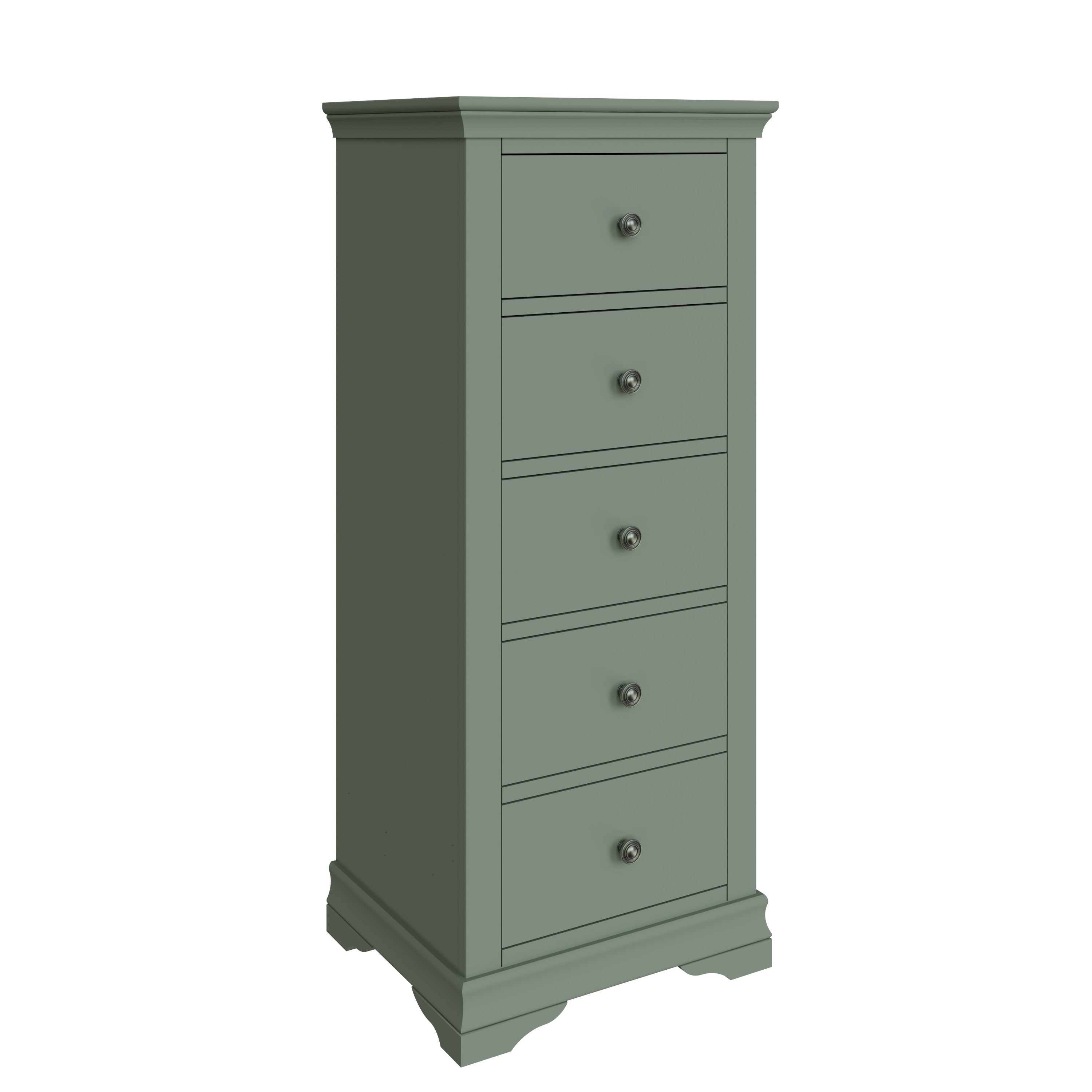Eden 5 Drawer Wellington - Cactus Green - BedHut