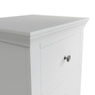 Eden 5 Drawer Wellington - White - BedHut