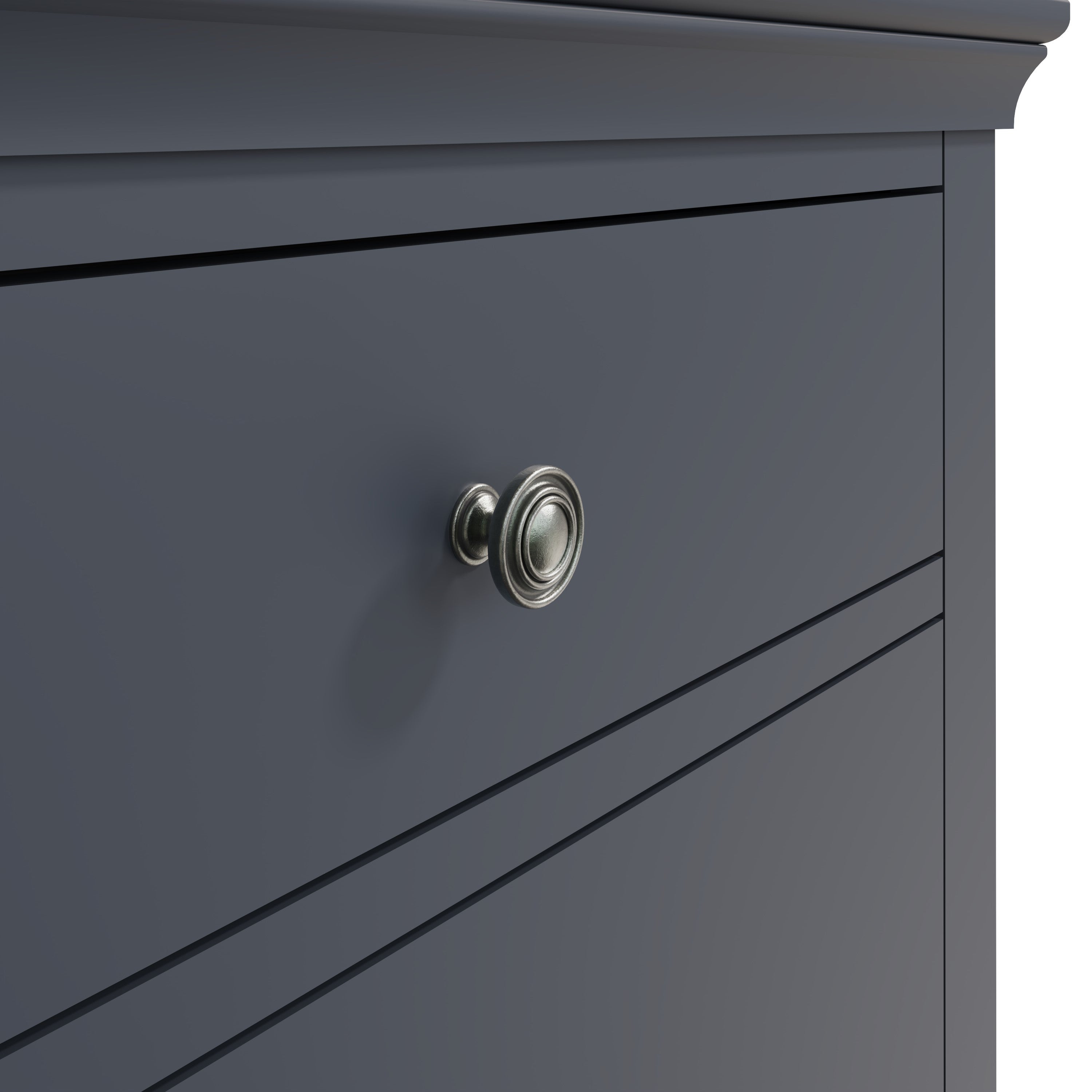 Eden 6 Drawer Chest - Midnight Grey - BedHut