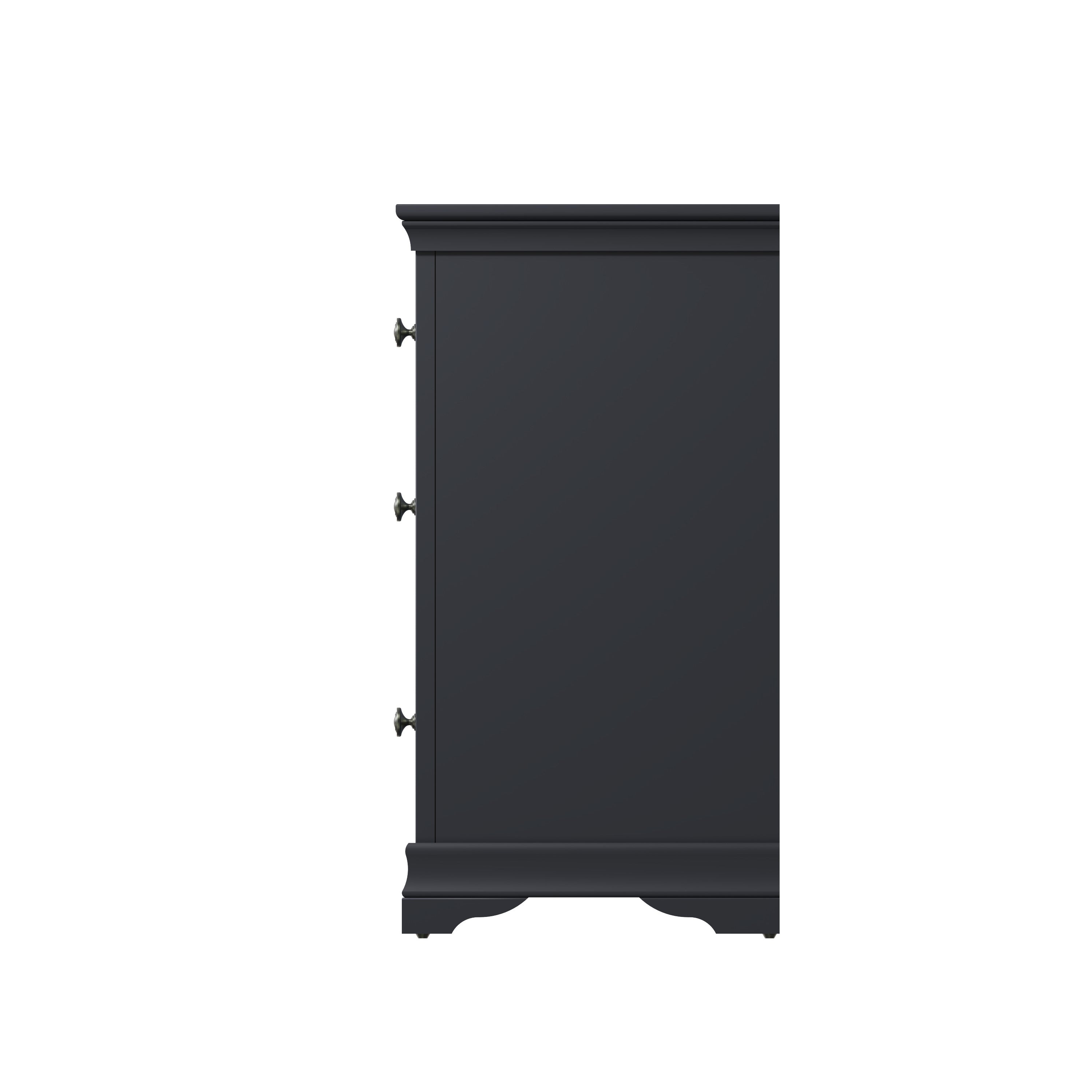 Eden 6 Drawer Chest - Midnight Grey - BedHut
