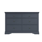 Eden 6 Drawer Chest - Midnight Grey - BedHut