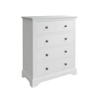 Starlight 2 Over 3 Chest of Drawers - White - BedHut