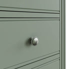 Starlight 5 Drawer Narrow Chest - Cactus Green - BedHut