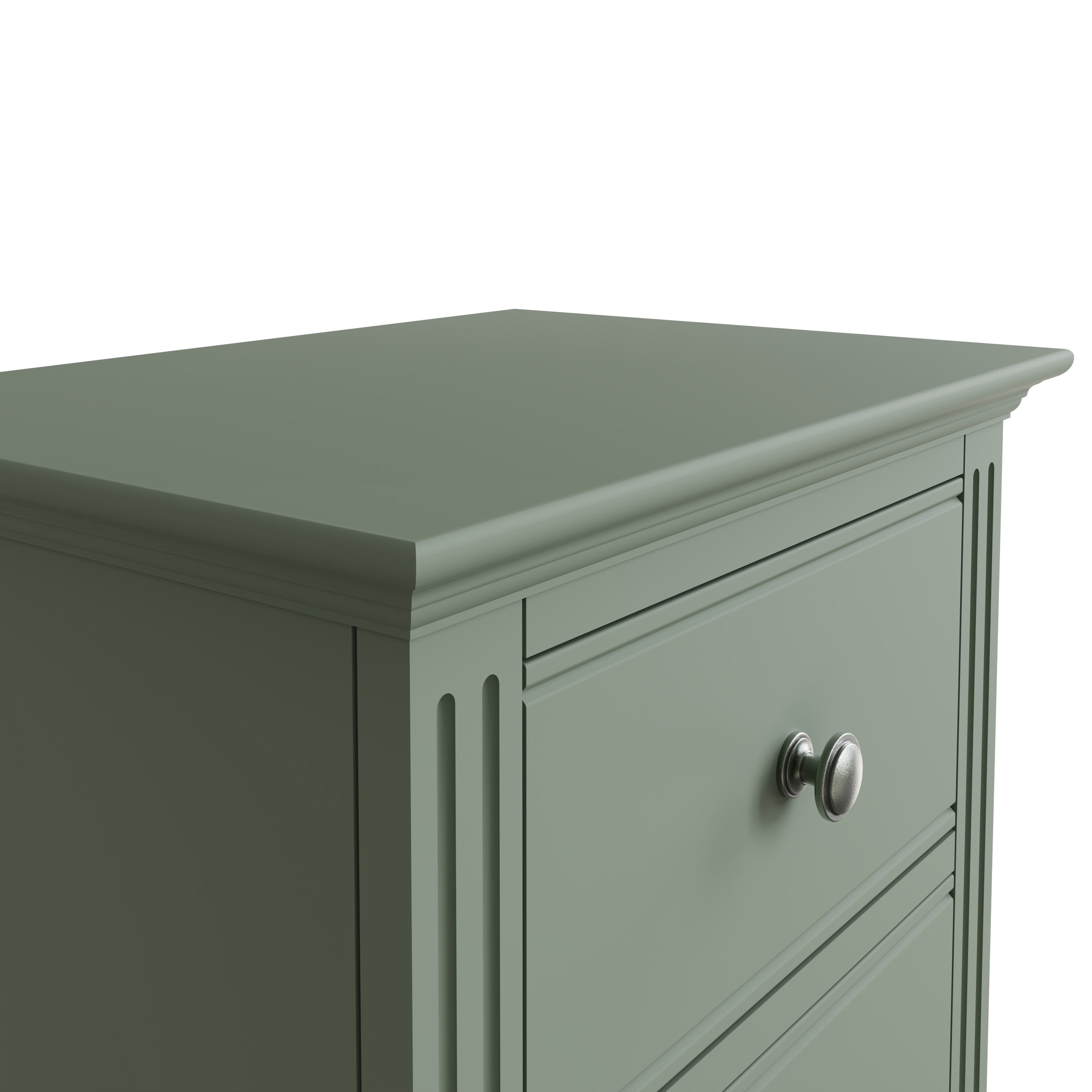 Starlight 5 Drawer Narrow Chest - Cactus Green - BedHut