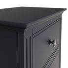 Starlight 5 Drawer Narrow Chest - Midnight Grey - BedHut