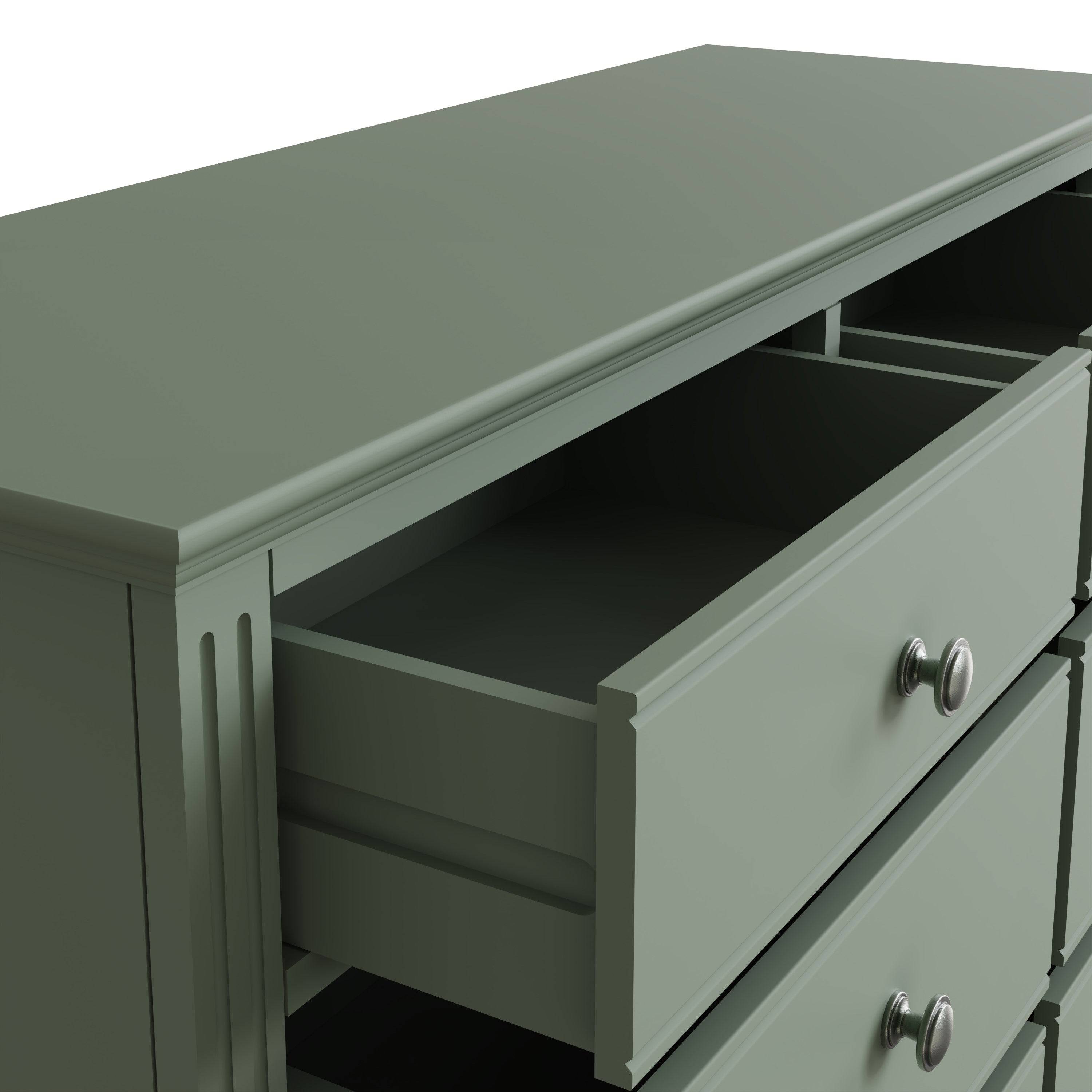Starlight 6 Drawer Chest - Cactus Green - BedHut